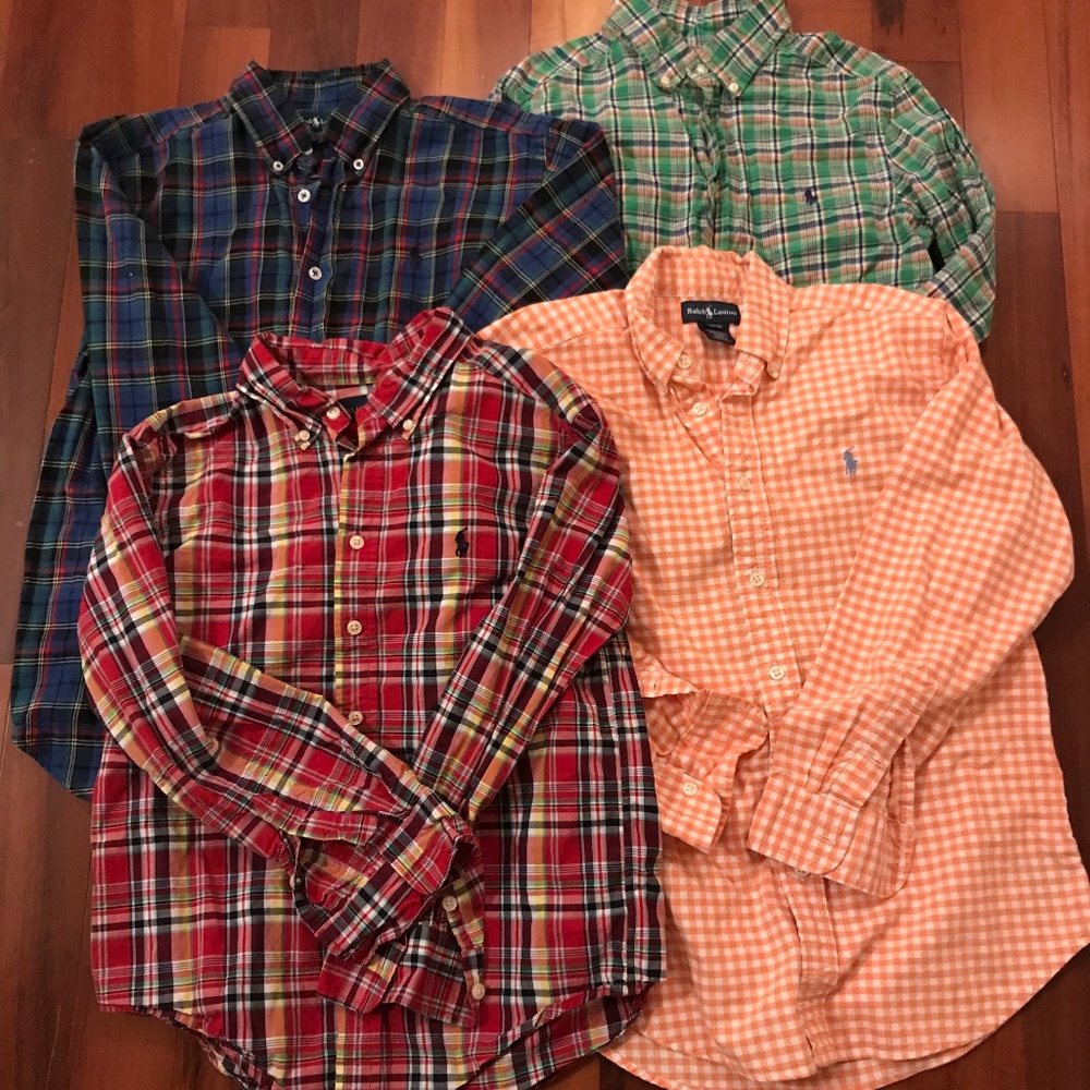 Youth Ralph Lauren Polo Button Down Shirts